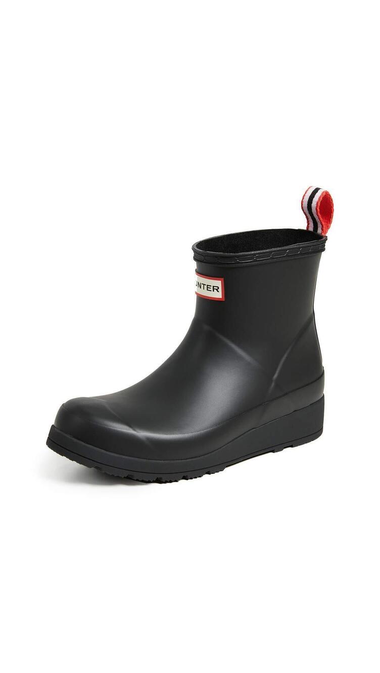 HUNTER Women's Rain Boot, Black, us:11